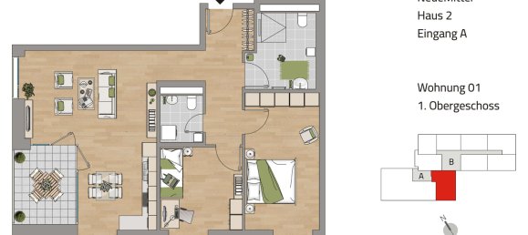 2 bedrooms Apartment in Karlsruhe, Germany No. 29427 3