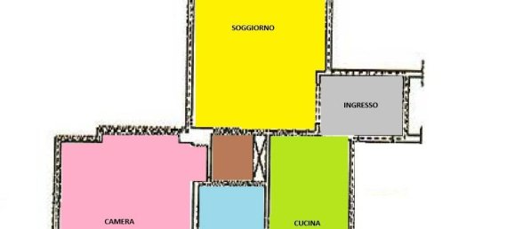 Apartamento T1 em Rome, Italy N.º 69781 5