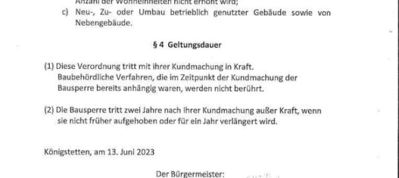  Land in Konigstetten, Austria No. 54452 9