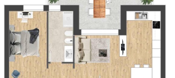 2 rooms Apartment in Rimini, Italy No. 18558 6