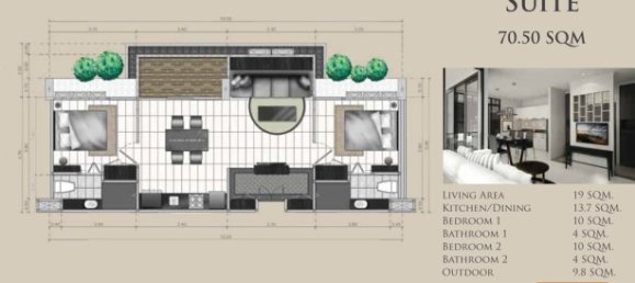 Condominio de 2 dormitorios en Surin Beach, Thailand No. 26023 8