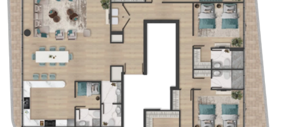 4 Schlafzimmer Wohnung in Al Marjan Island, UAE, Nr. 96121 22