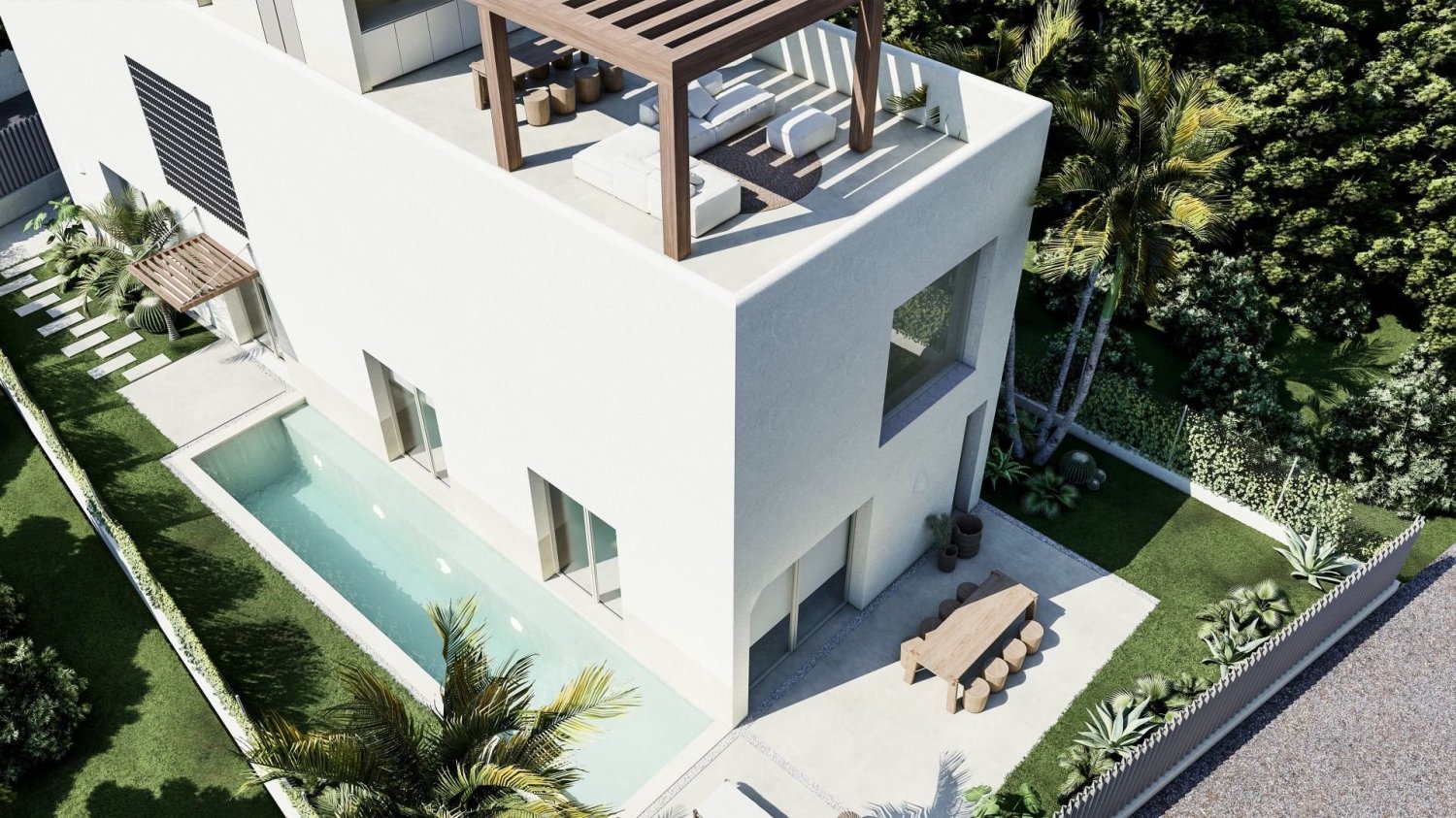 3 غرف نوم فيلا في Oliva, Spain رقم 12028