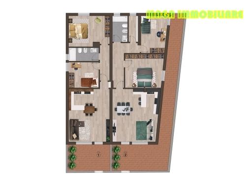 3 rooms Apartment in Campi Bisenzio, Italy No. 18092