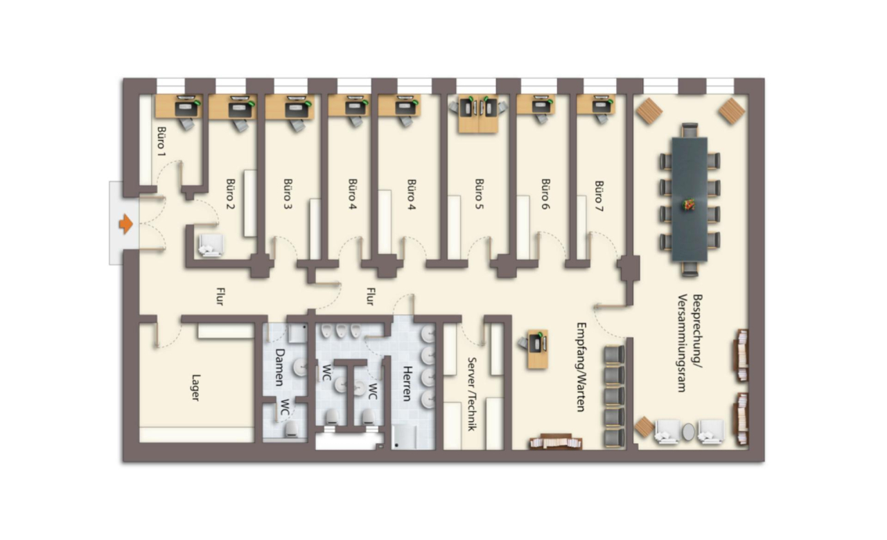 Офис в Лейпциг, Германия № 233380