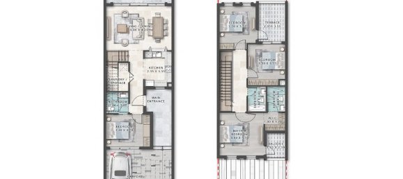 Таунхаус с 4 спальнями в Damac Lagoons, ОАЭ № 105751 2