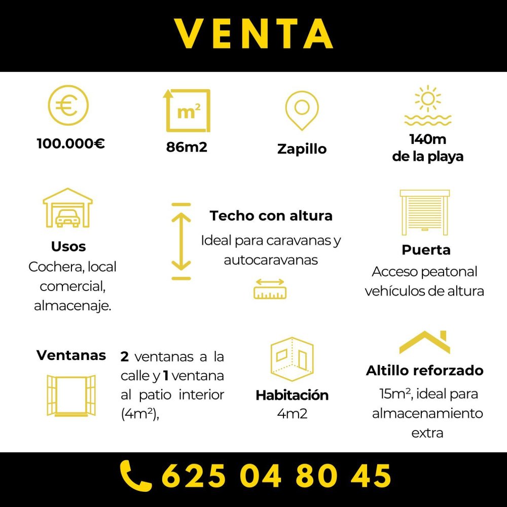 70m² Garage in Almeria, Spain No. 166593