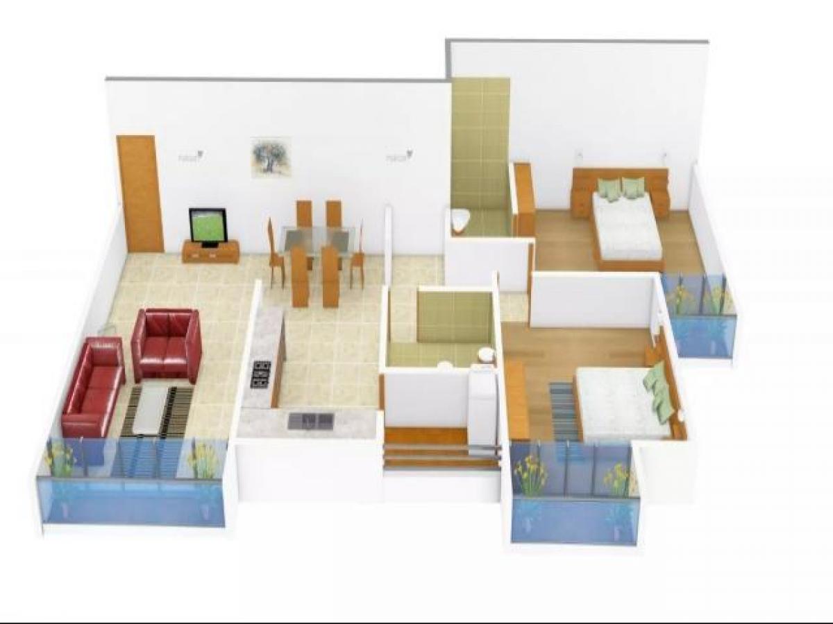 Дом с 2 спальнями в Amdavad, Индия № 9285