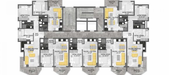 Квартира с 3 комнатами в Махмутлар, Турция № 9996 28