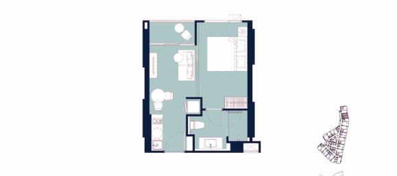 Apartamento de 1 dormitorio en Pattaya, Thailand No. 26685 29