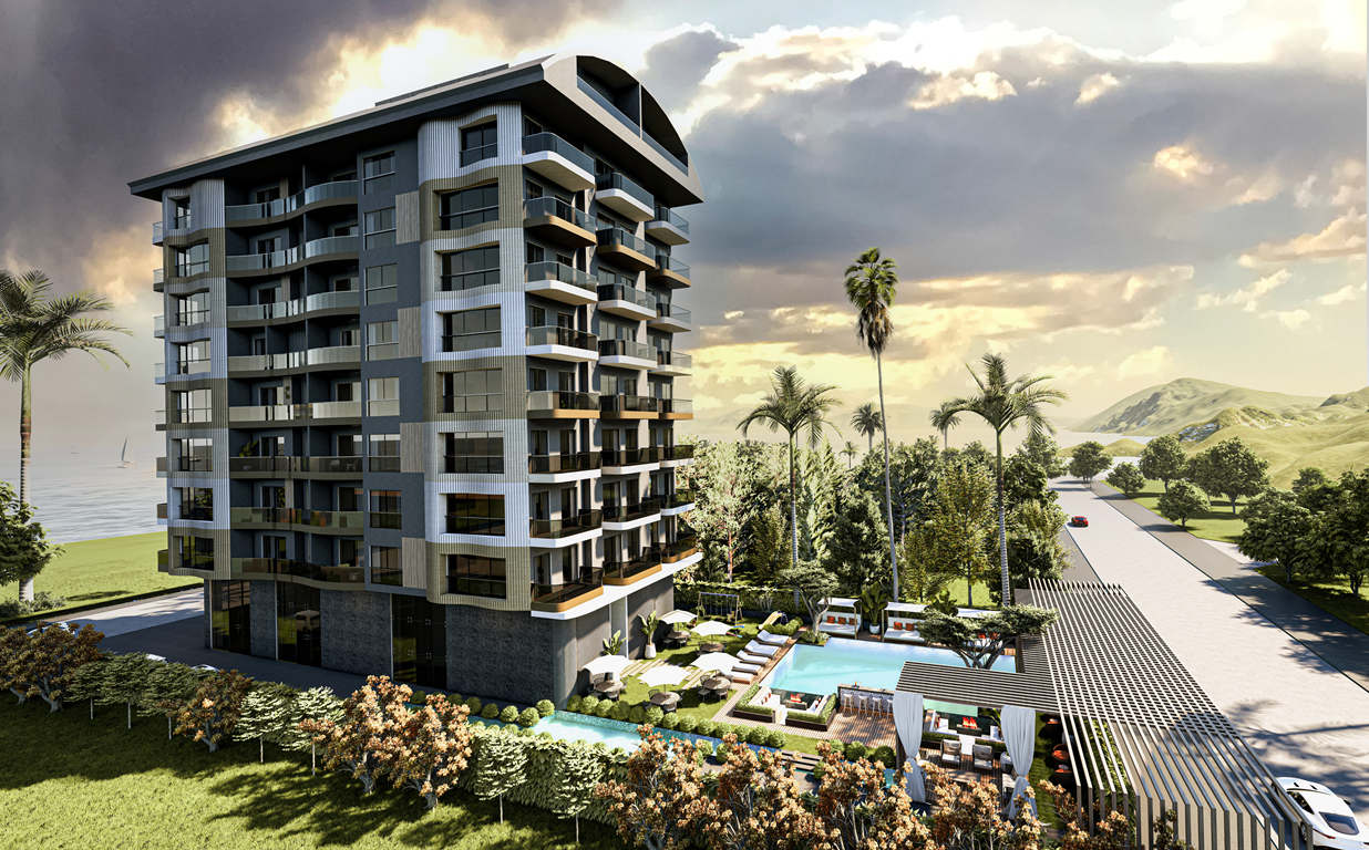 Apartamento 1+1 em Alanya, Turkey N.º 24606