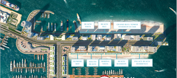 Apartamento T1 em Dubai Harbour, UAE N.º 6070 2