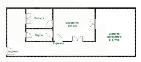Casa de 2 habitaciónes en Rome, Italy No. 23271 30
