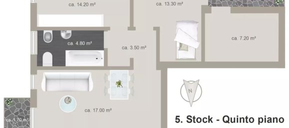 3 rooms Apartment in Trentino-Alto Adige, Italy No. 139156 22