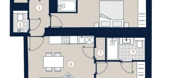 3 rooms Apartment in Alsergrund, Austria No. 134588 15