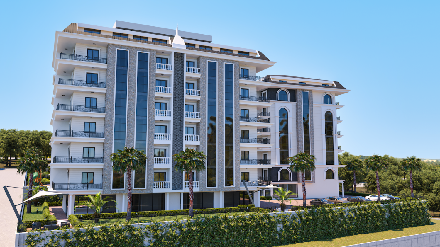 شقة 1+1 في Alanya, Turkey رقم 23703