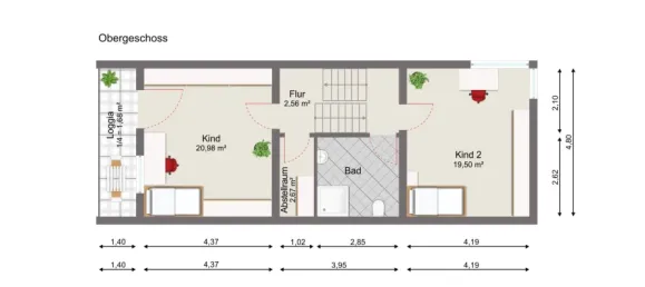 3 Schlafzimmer Stadthaus in Hof, Germany, Nr. 279903 17