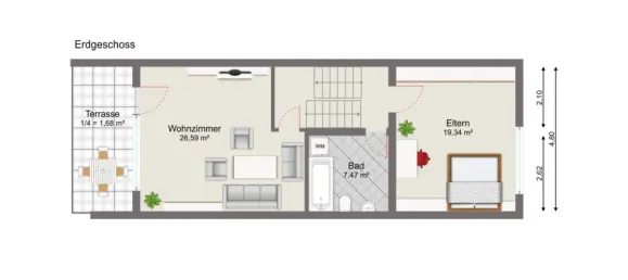 3 Schlafzimmer Stadthaus in Hof, Germany, Nr. 279903 16