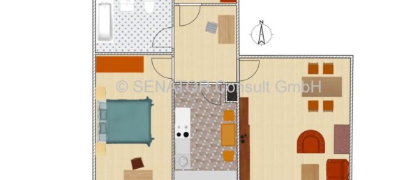 2 rooms Apartment in Pinneberg, Germany No. 12325 11