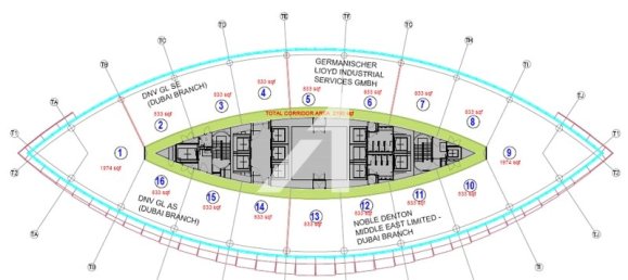 Oficina en Dubai, UAE 415.6 m² No. 55688 15