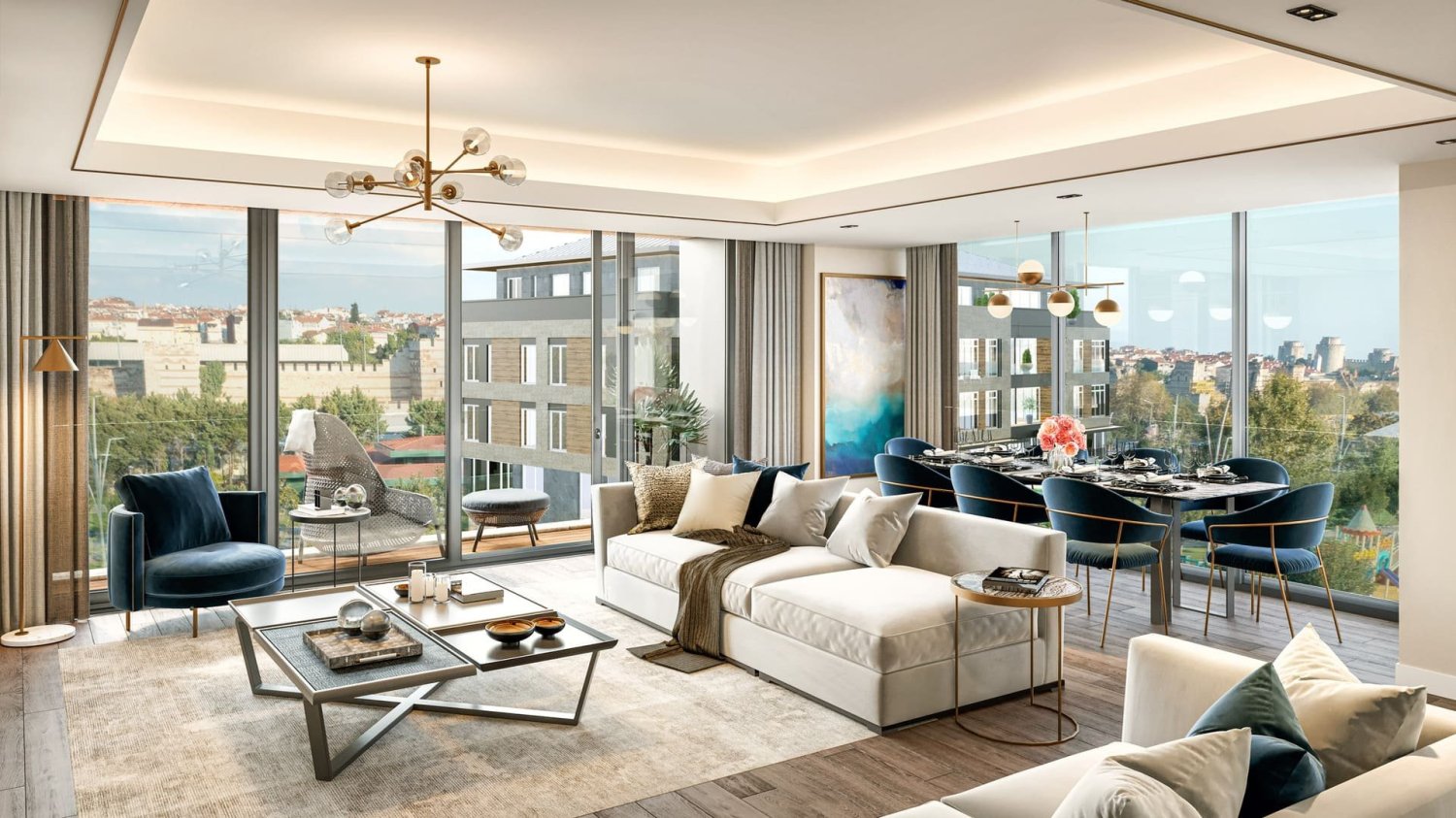 Apartamento 4.5+1 em Selenium Park, Istanbul, Turkey N.º 37263