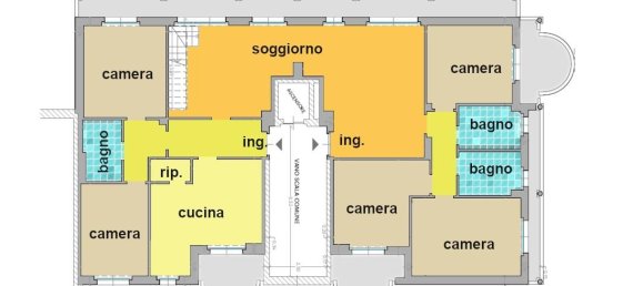 Пентхаус с 6 комнатами в Вимеркате, Италия № 162686 28