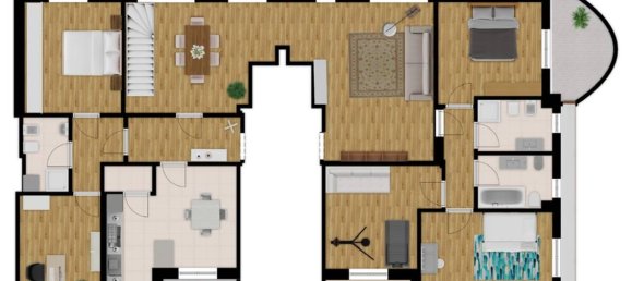 Пентхаус с 6 комнатами в Вимеркате, Италия № 162686 29