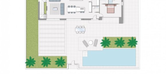 3 غرف نوم فيلا في Ciudad Quesada, Spain رقم 8910 14