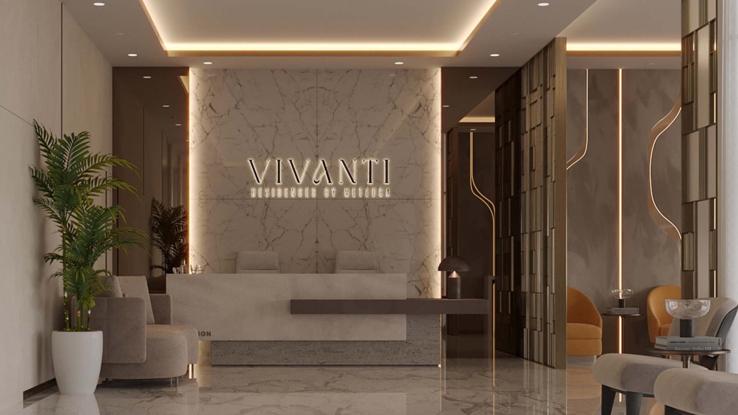 Квартира с 2 спальнями в Vivanti Residences, Джумейра Вилладж Серкл, ОАЭ № 64634