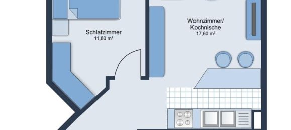 Квартира с 2 комнатами в Аугсбург, Германия № 164325 9