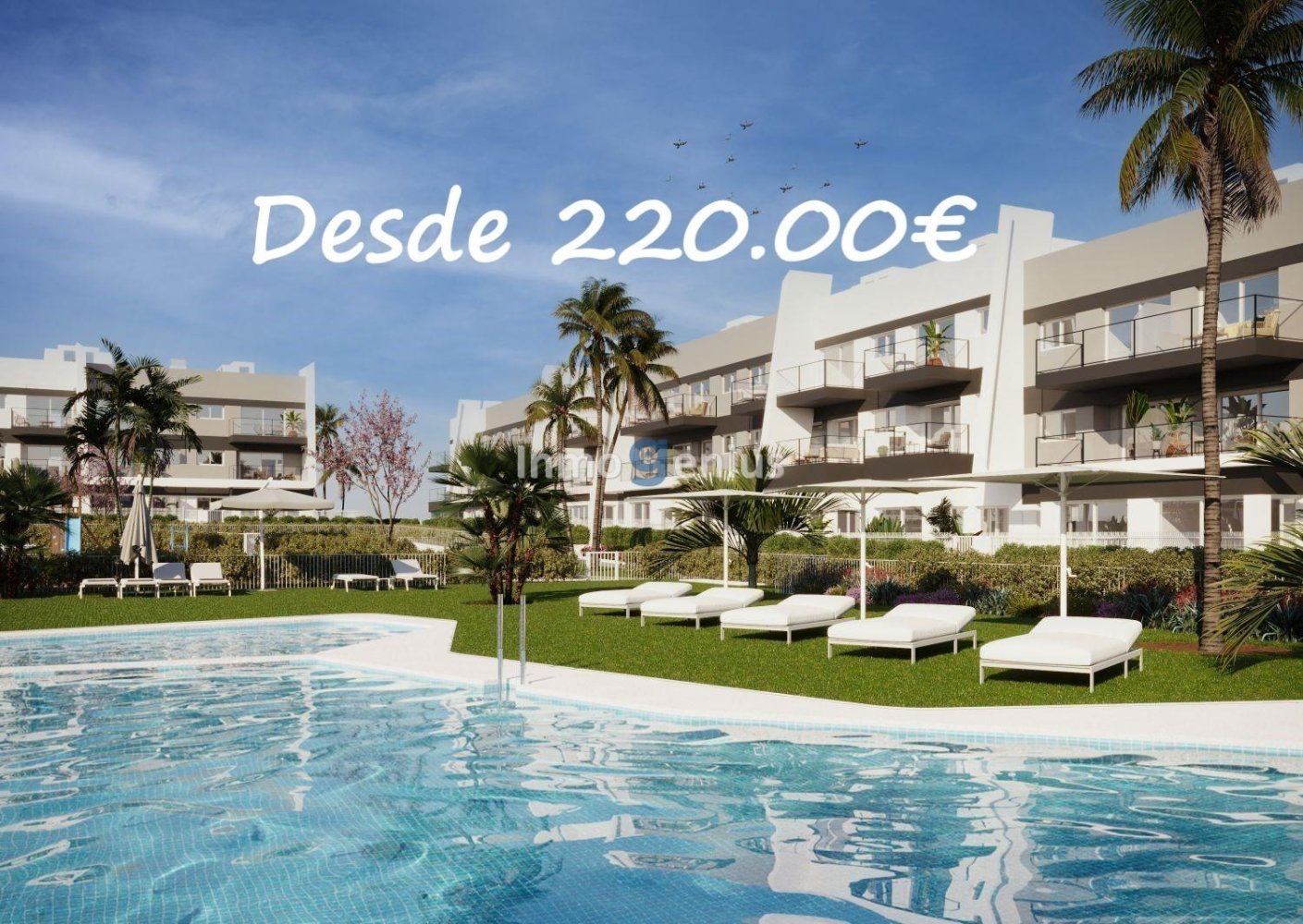 Apartamento T2 em Gran Alacant, Spain N.º 8765