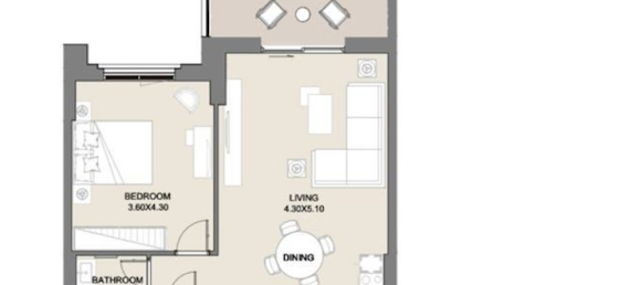 1 غرف نوم شقة في JADEEL, دبي, UAE رقم 60188 3