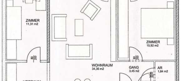 3 rooms Apartment in Vienna, Austria No. 131411 14