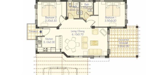 3 dormitorios villa en venta en Polis, Paphos, Cyprus № 6043 7