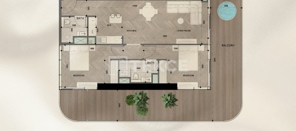 Квартира с 1 спальней в Dubai Land, Дубай, ОАЭ № 108764 15