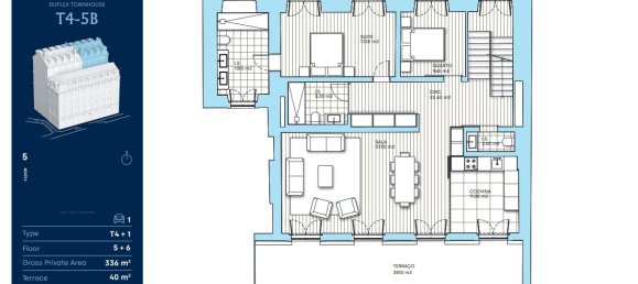 Apartamento de 4 dormitorios en Lisbon, Portugal No. 106956 10