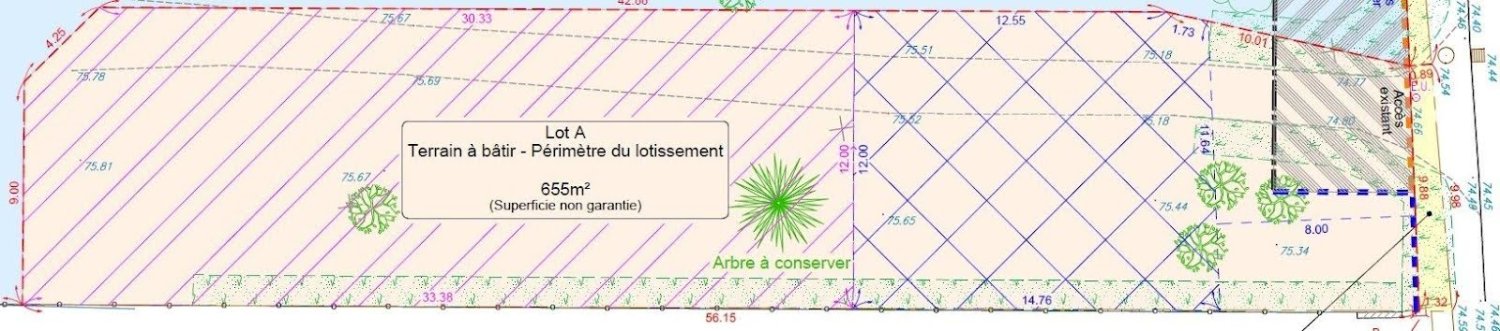  قطعة أرض في Saint-Martin-en-Biere, France 655متر مربع رقم 146595