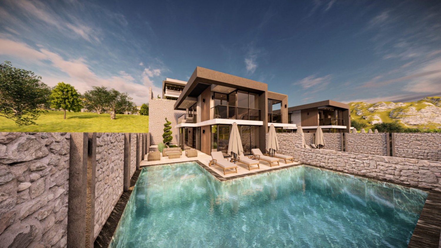 Villa 5+1 em Antalya, Turkey N.º 8707