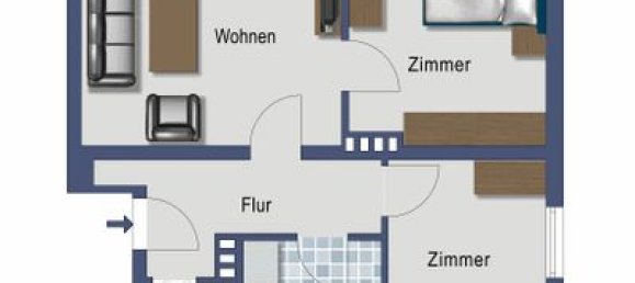 3-salle Appartement à Dusseldorf, Germany No. 8240 3