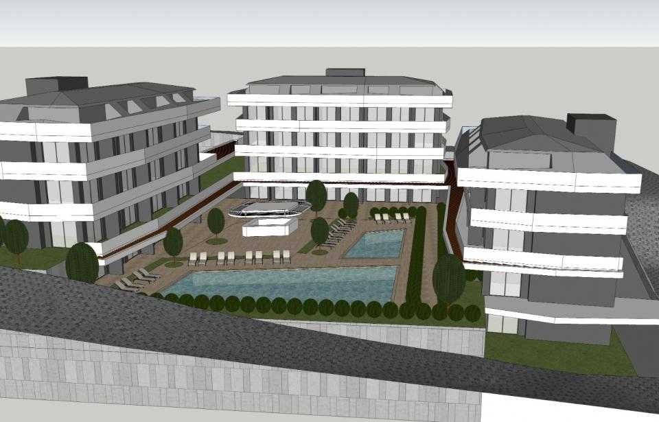 Wohnung 1+1 in Konakli, Turkey, Nr. 28069