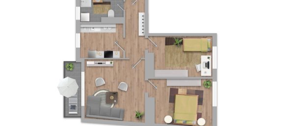 3 rooms Apartment in Zeltweg, Austria No. 182170 19