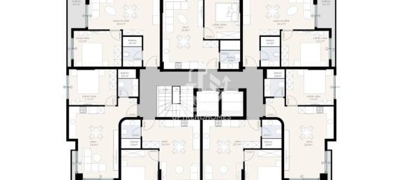 Apartamento 1+1 em Oba, Turkey N.º 23009 11
