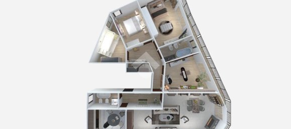 5 rooms Apartment in Cassino, Italy No. 40357 43