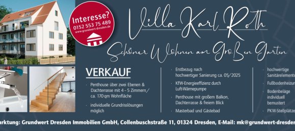 3 Schlafzimmer Penthouse in Dresden, Germany, Nr. 12279 2