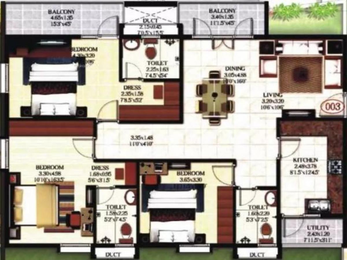 3 bedrooms House in Bangalore, India No. 43695