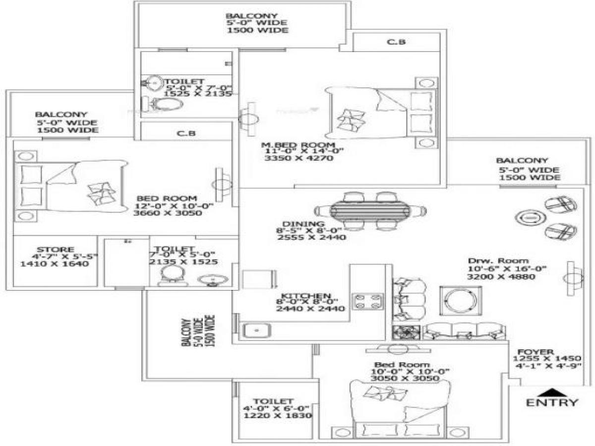 Casa de 3 dormitorios en Noida, India No. 67884