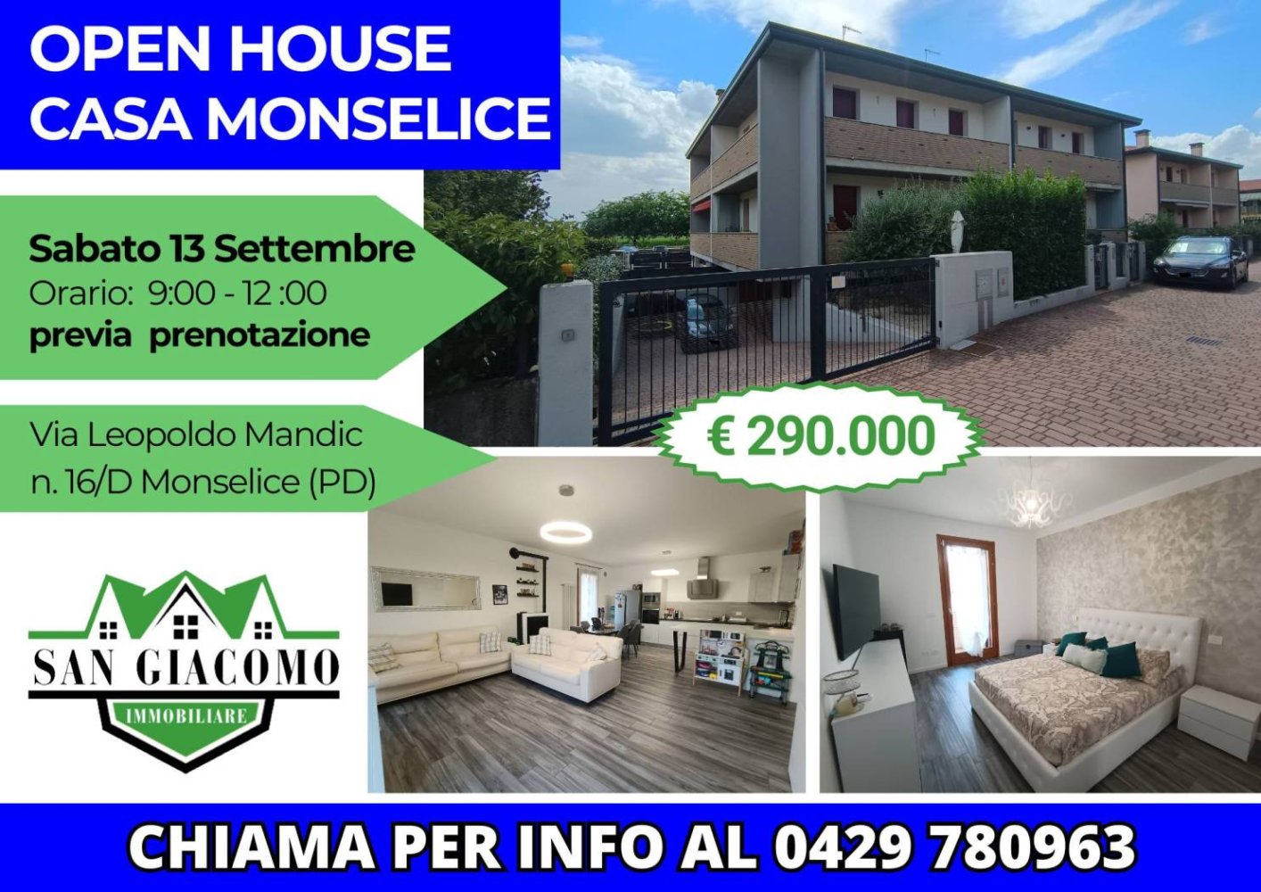 3 bedrooms House in Monselice, Italy No. 288789