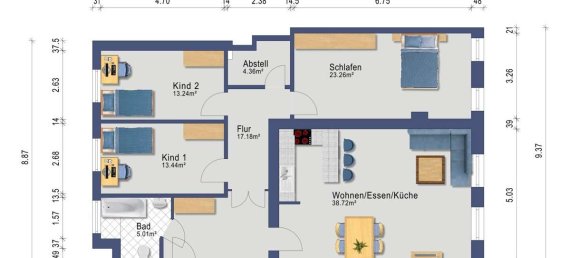 Apartamento de 4 habitaciónes en Schleswig-Flensburg, Germany No. 81665 22