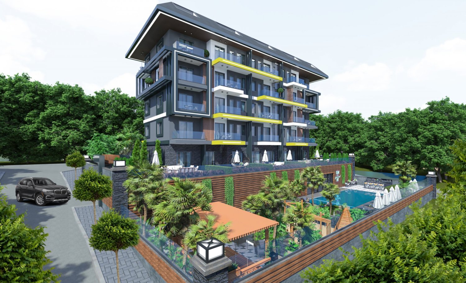 Apartment 1+1 in Alanya, Turkey No. 26659