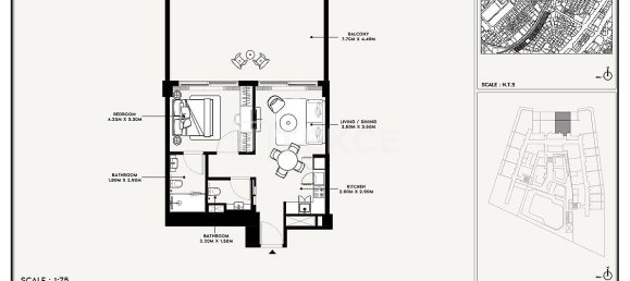 Apartamento T3 em Jebel Ali, UAE N.º 114750 18